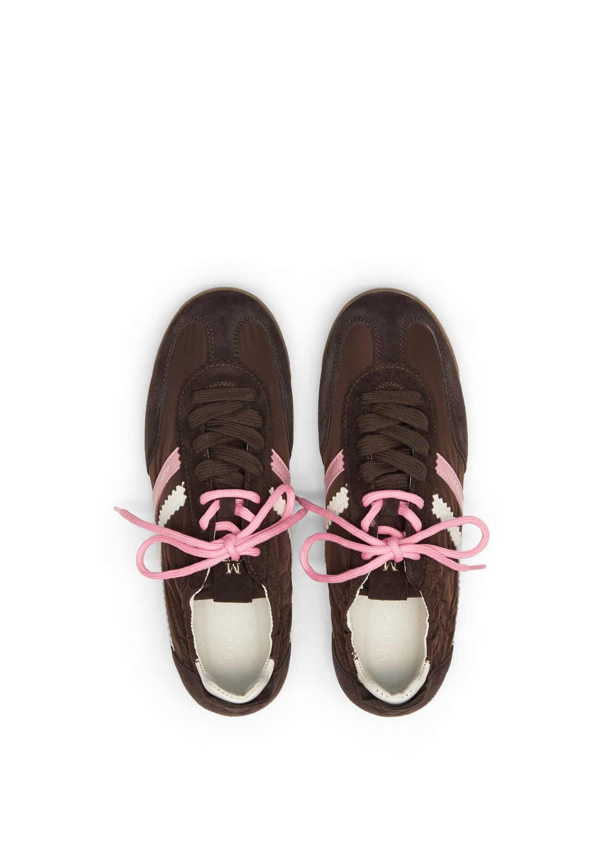 Sneaker mit Lederakzenten