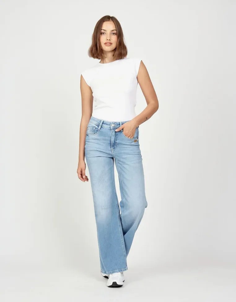 Gang Wide Leg Basic Bleached Wash