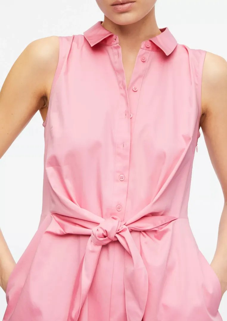 Midikleid mit Knotendetail
