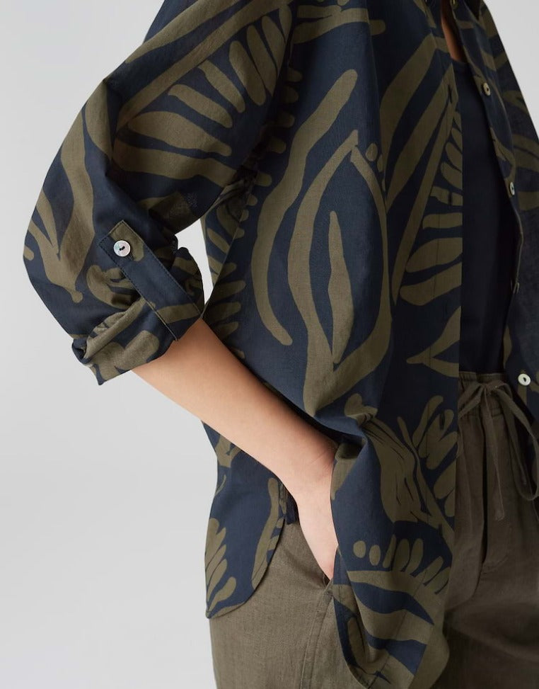 Opus Blusen Coal Blue