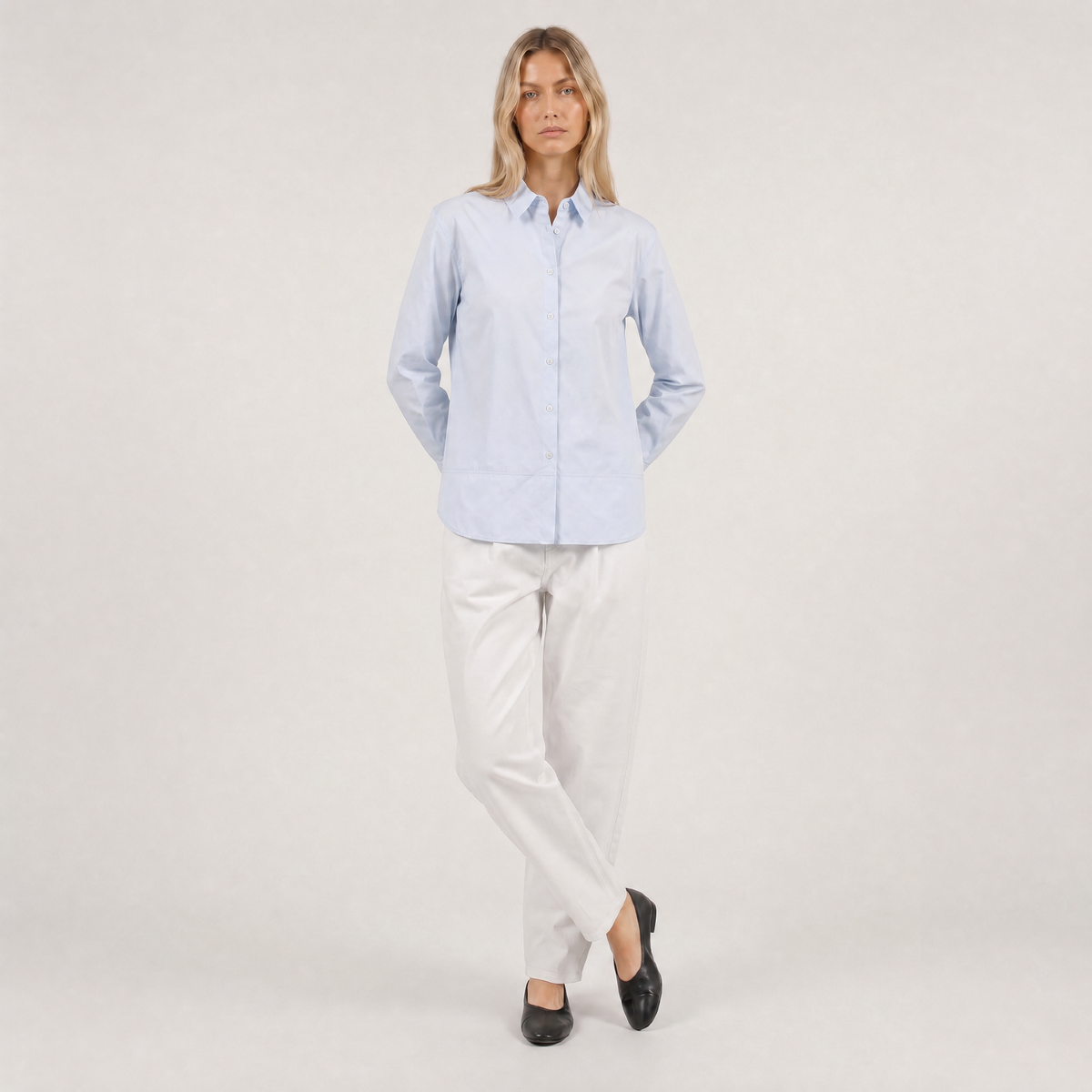 Bluse mit abgesetzter Naht