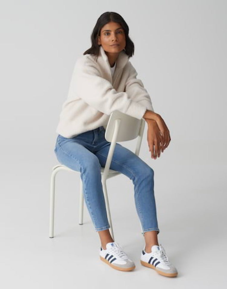 Opus Slim Fit Ocean Blue Washed