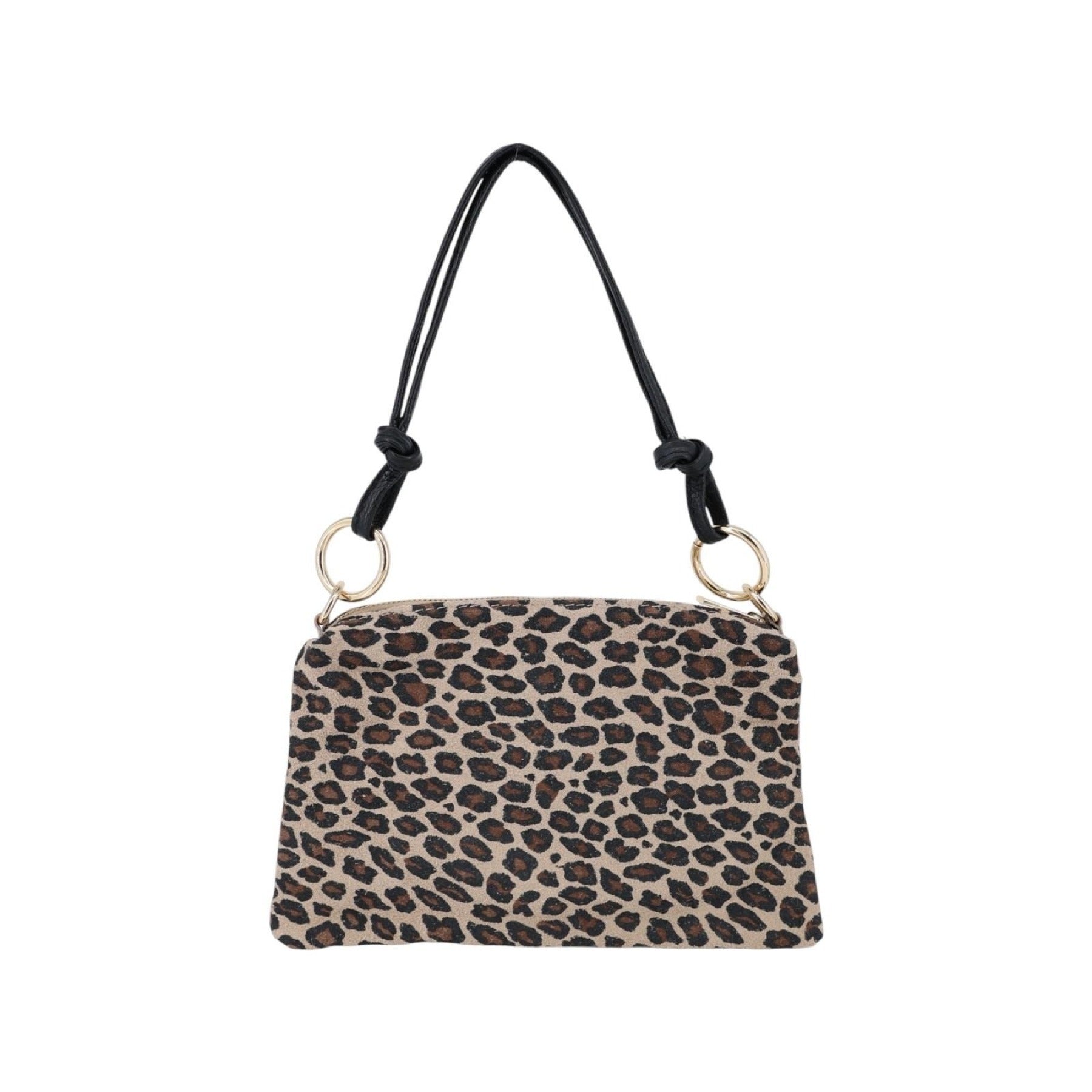 Wildleder Tasche mit Leo Muster