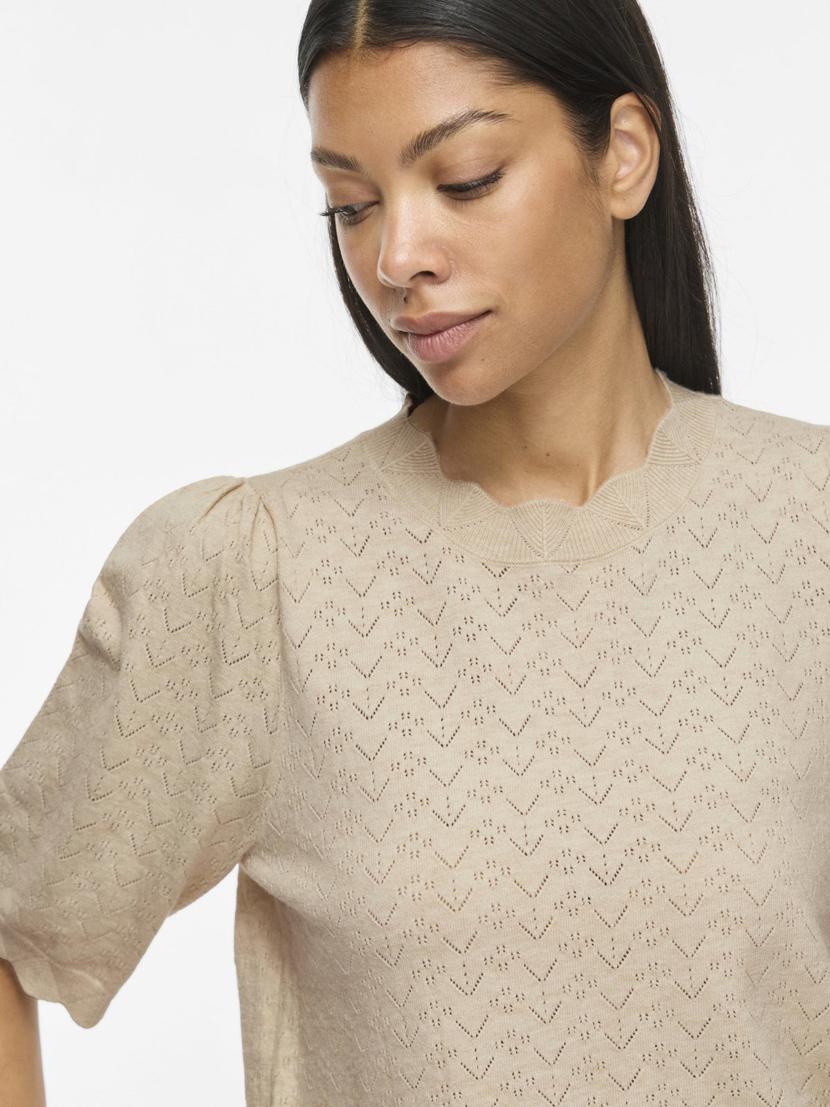 Kurzarm Strickpullover VIEMI
