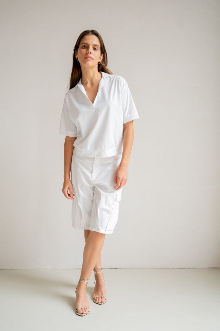 Penn & Ink Polos White