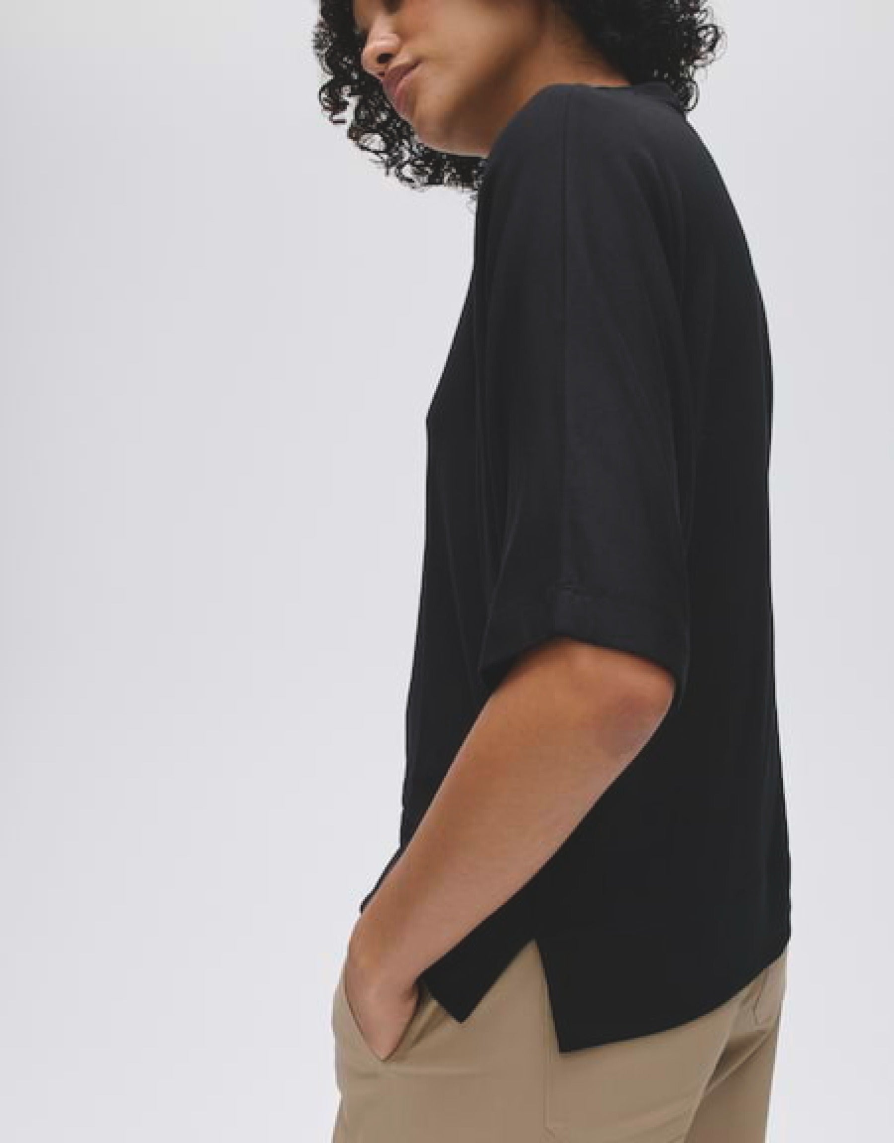 Jerseyshirt aus Viskose Mix