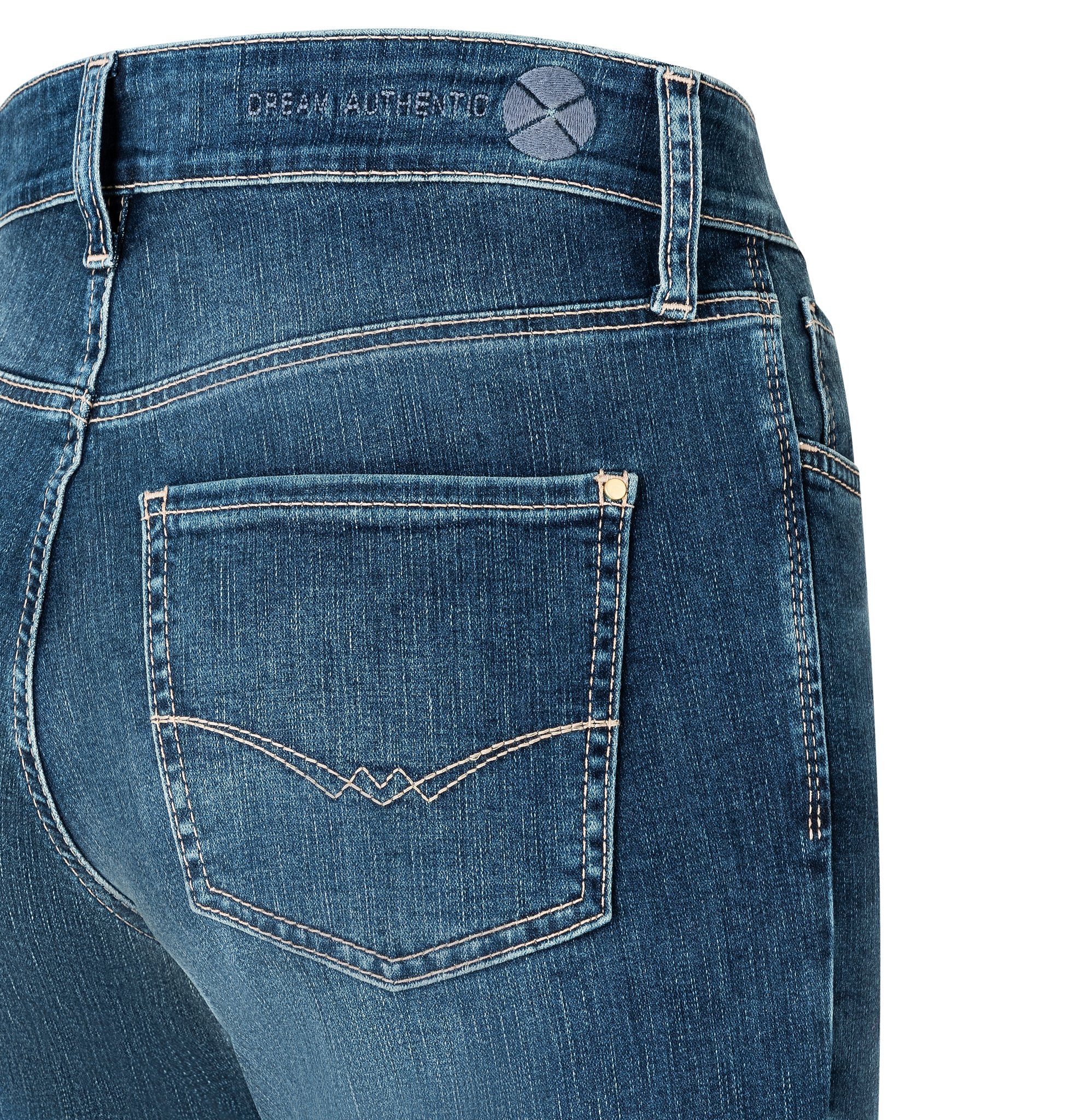 MAC Skinny Fit Medium Blue Basic Wash