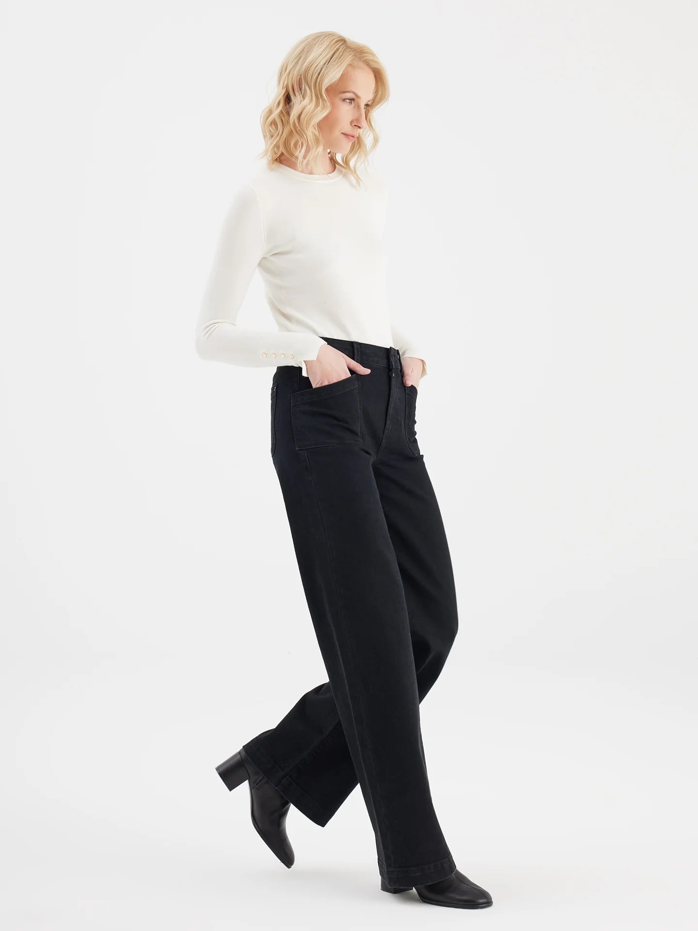 Cup of Joe Wide Leg Black