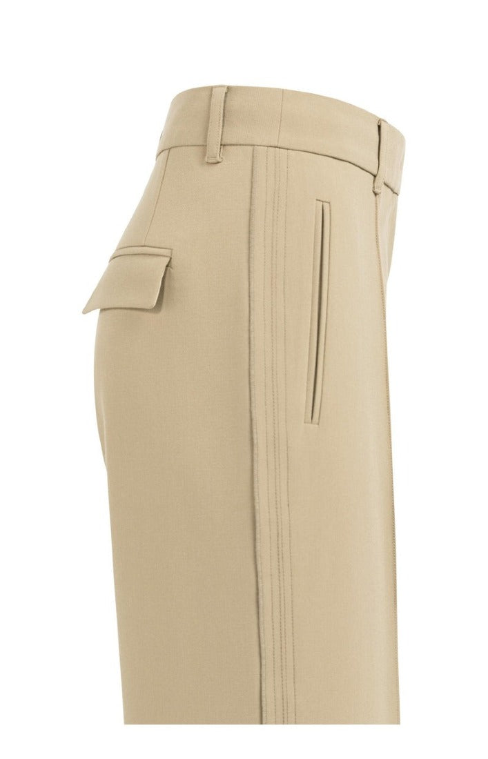 Yaya Business-Hosen Khaki Green