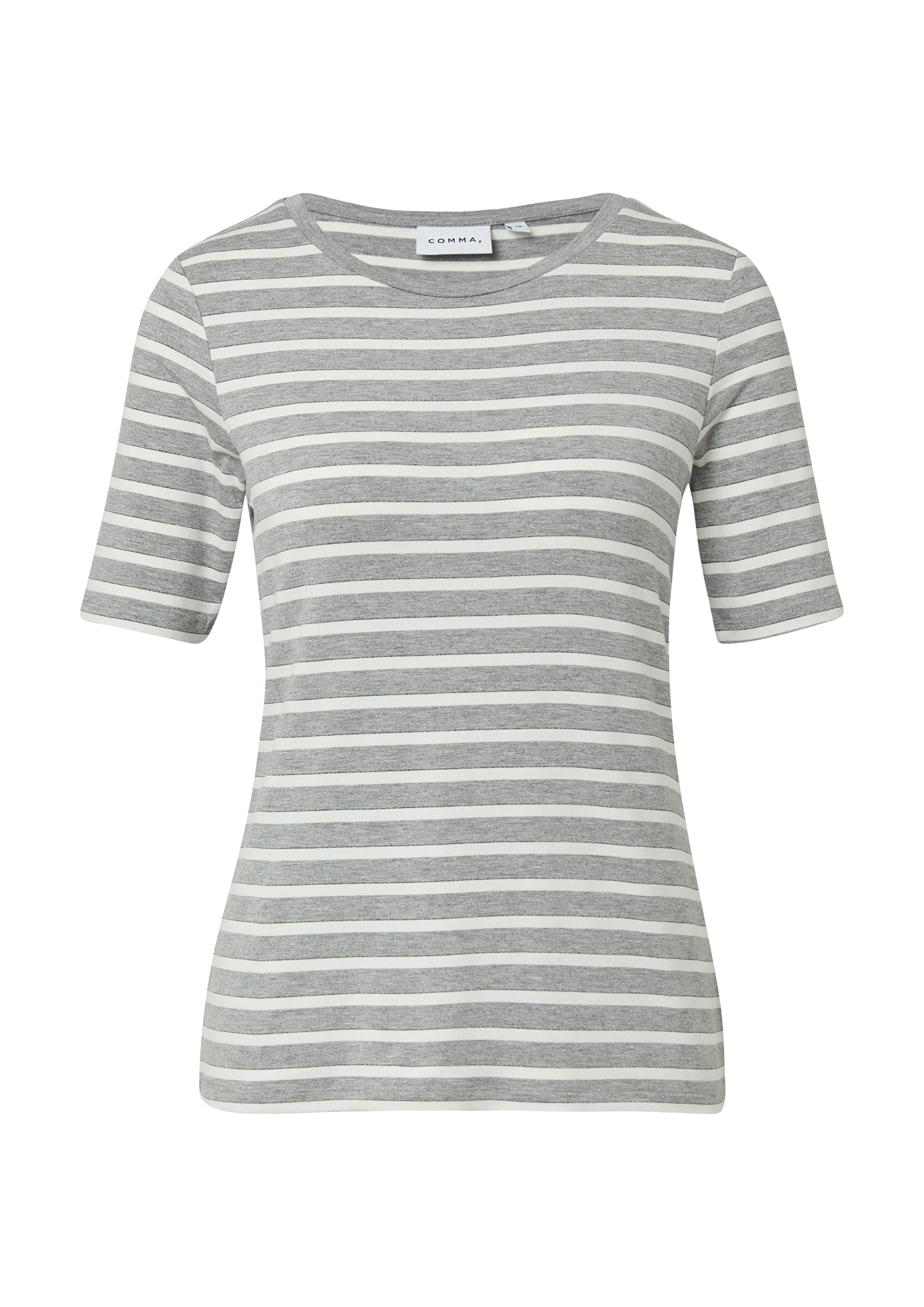 Comma T-Shirts Grey/Black