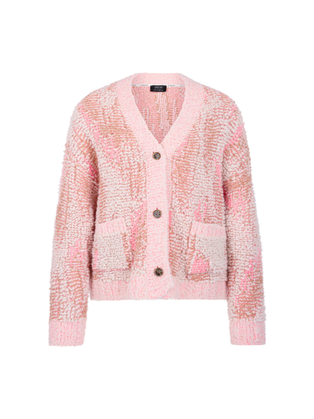 Bouclé-Cardigan mit Alpaka