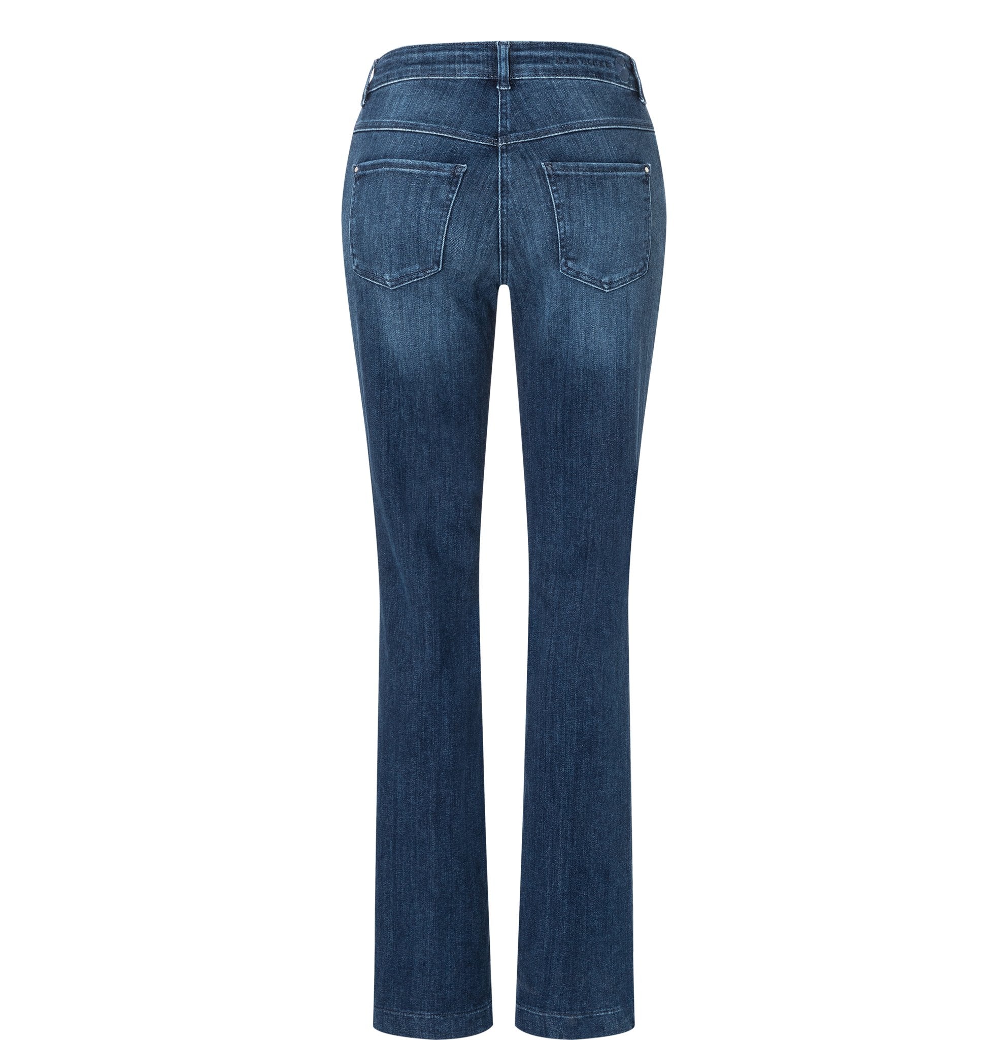 MAC Flared Leg Cobalt Authentic Wash