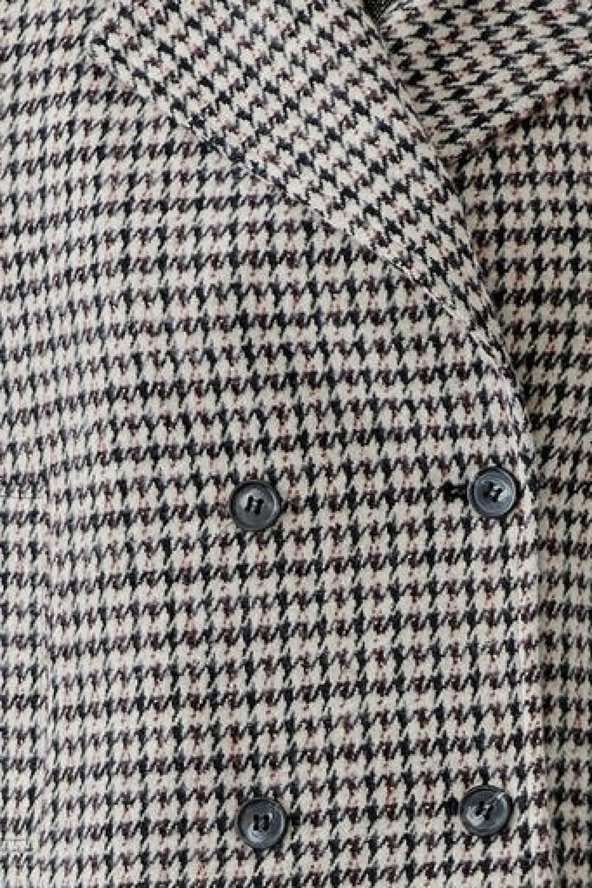 Blazer mit Pepita Jacquard
