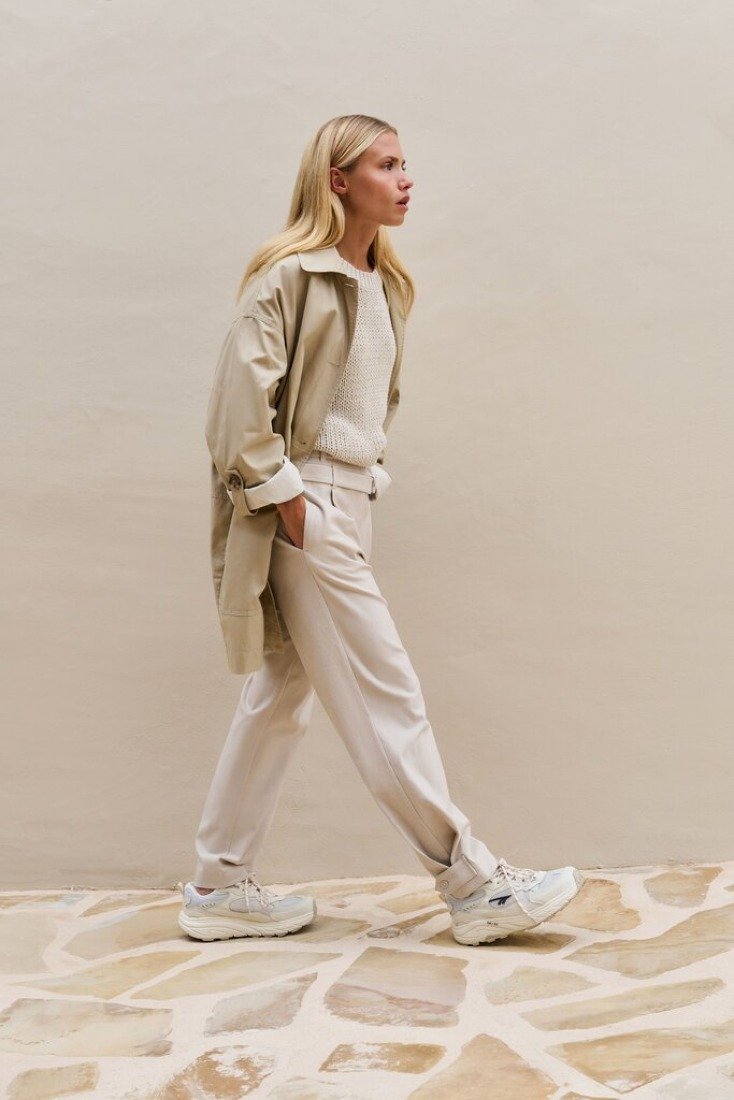 Yaya Strickpullover Kit Beige