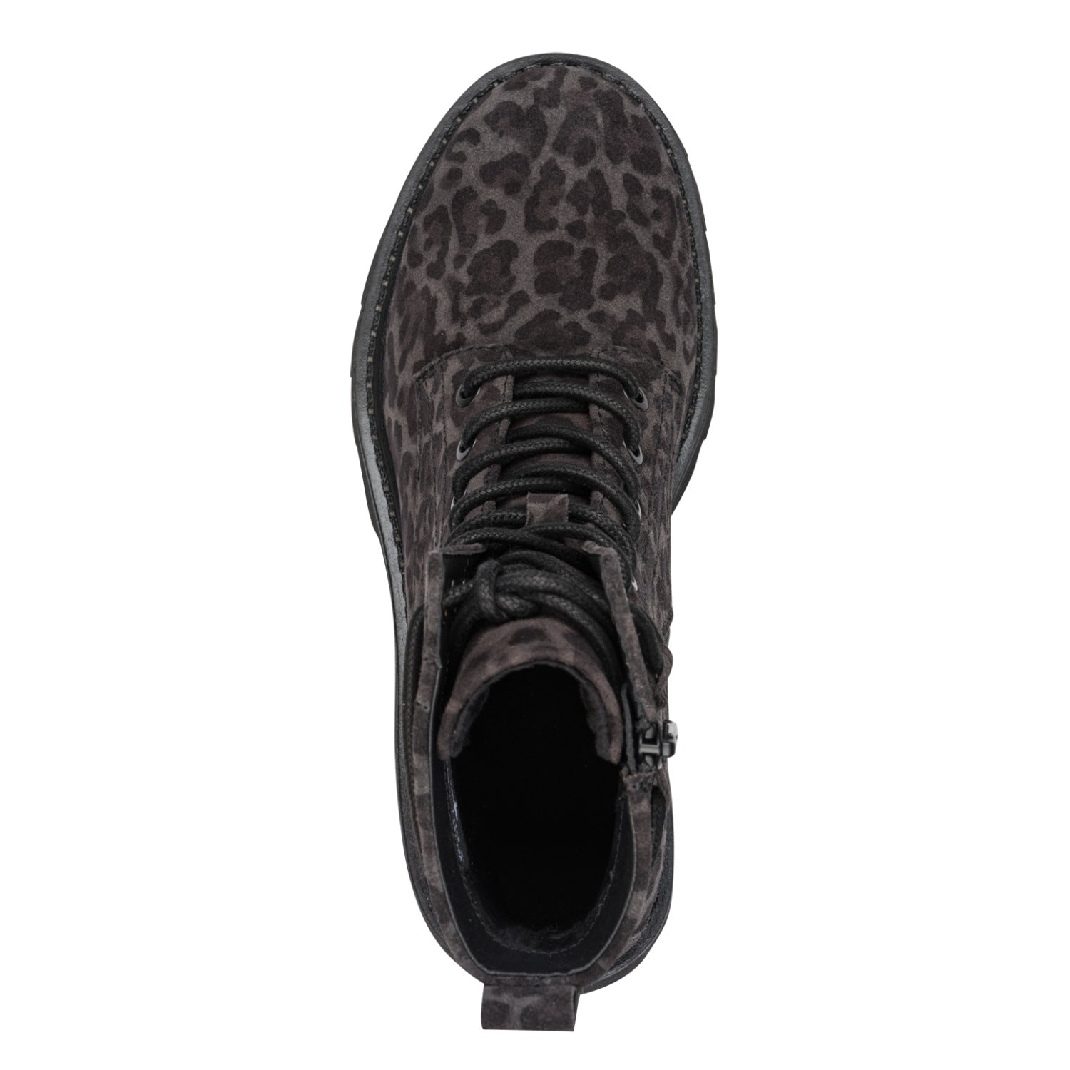 Leder Boots in Leo-Optik