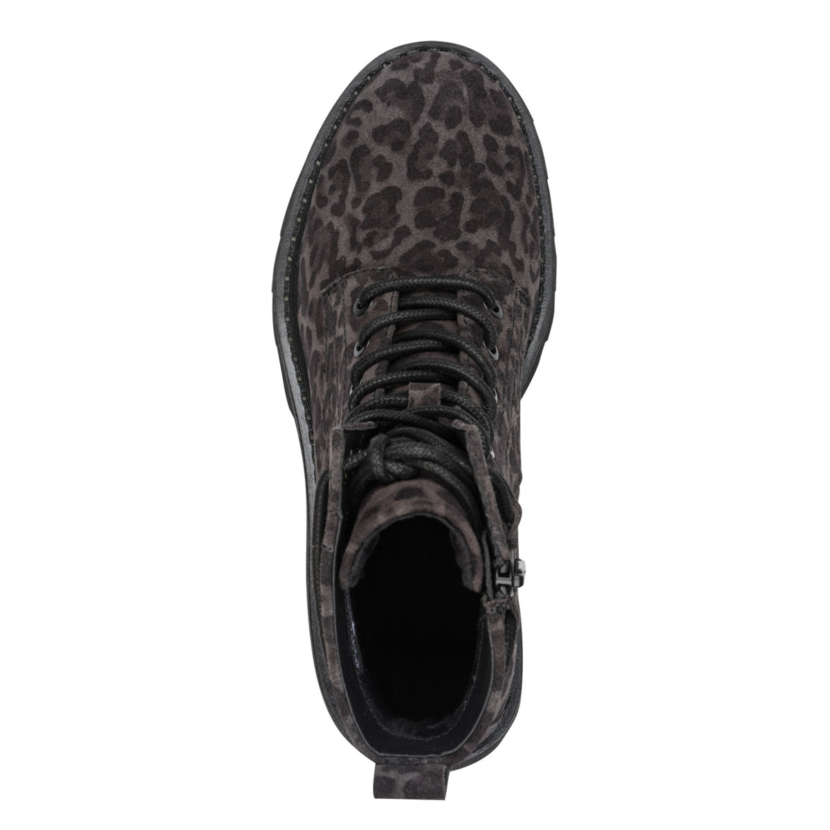 Leder Boots in Leo-Optik