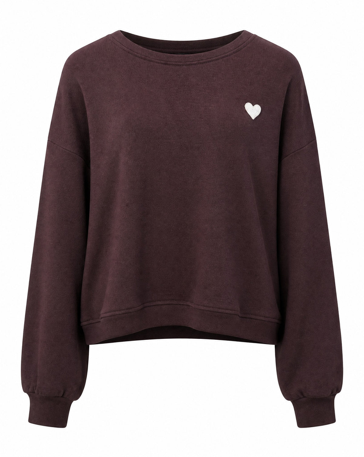 Sweatshirt mit Herzdetail