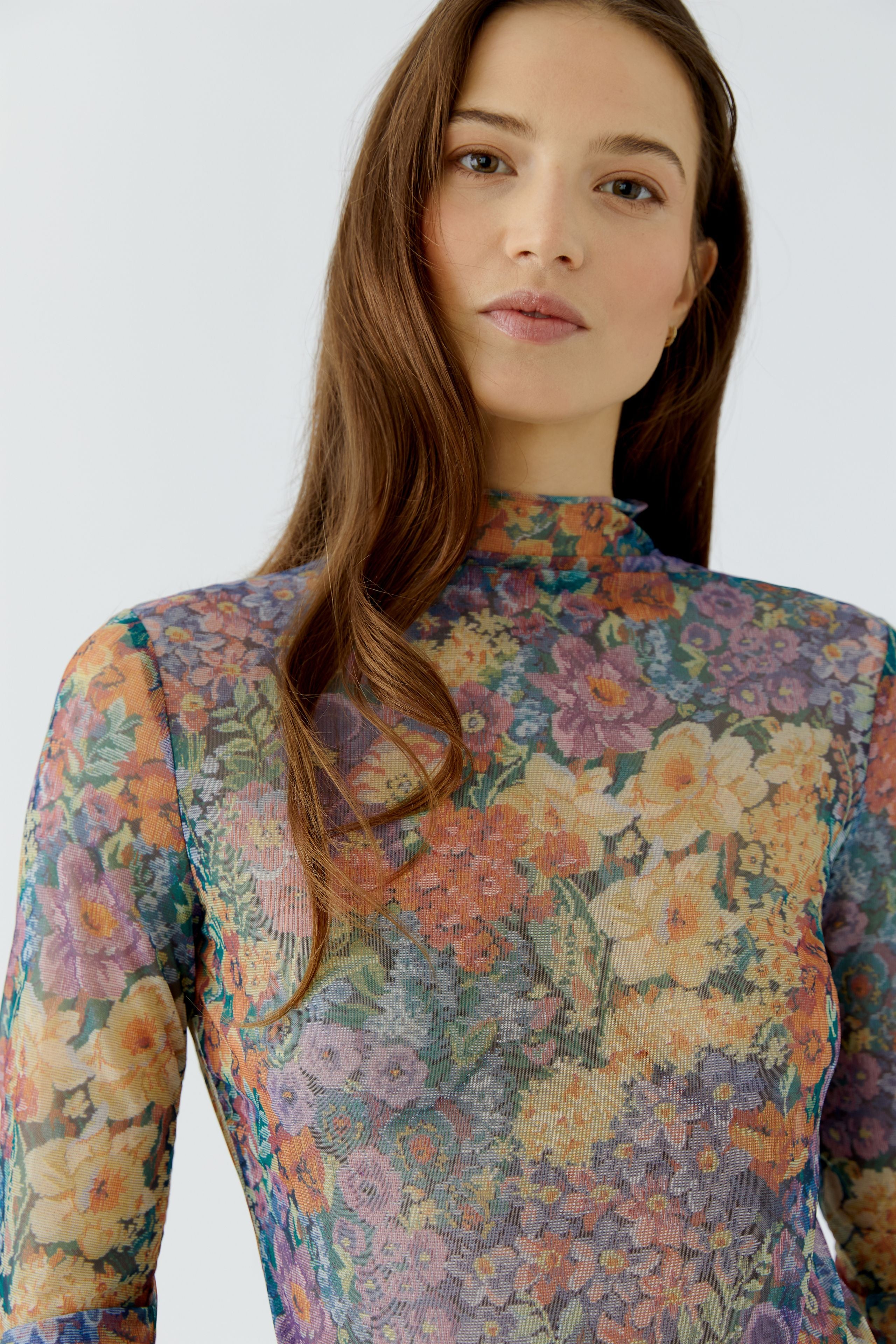 Longsleeve mit Blumenprint