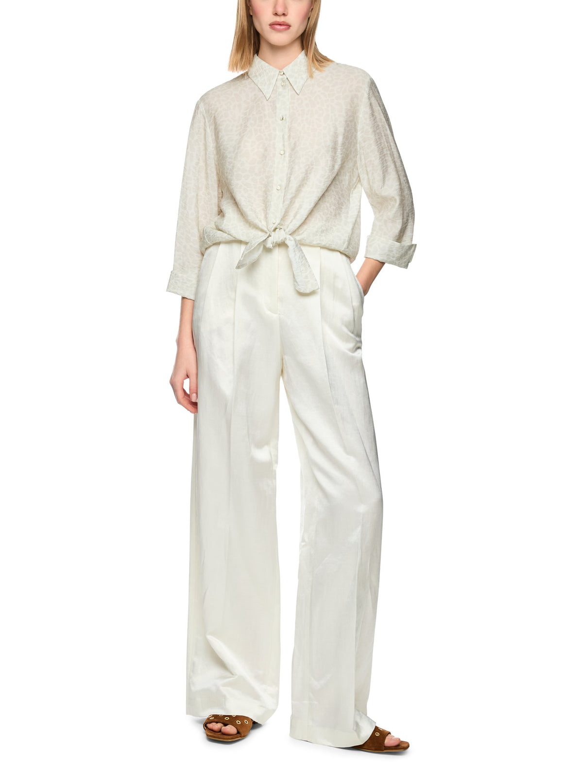MarcCain Collections Blusen Bright Ecru