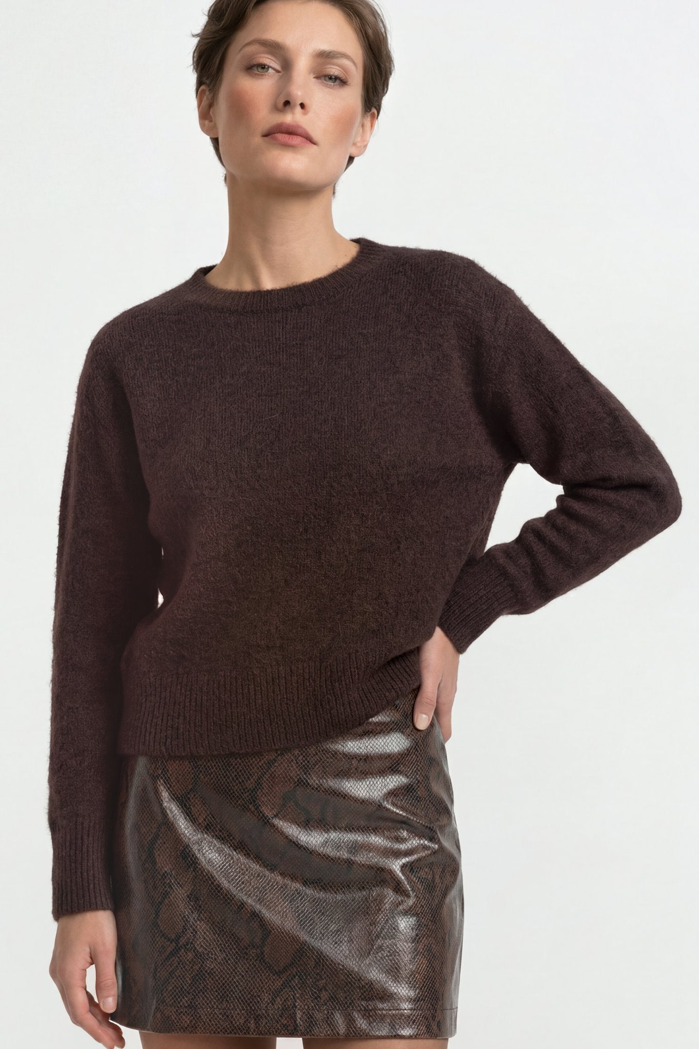 Strickpullover mit Alpaka