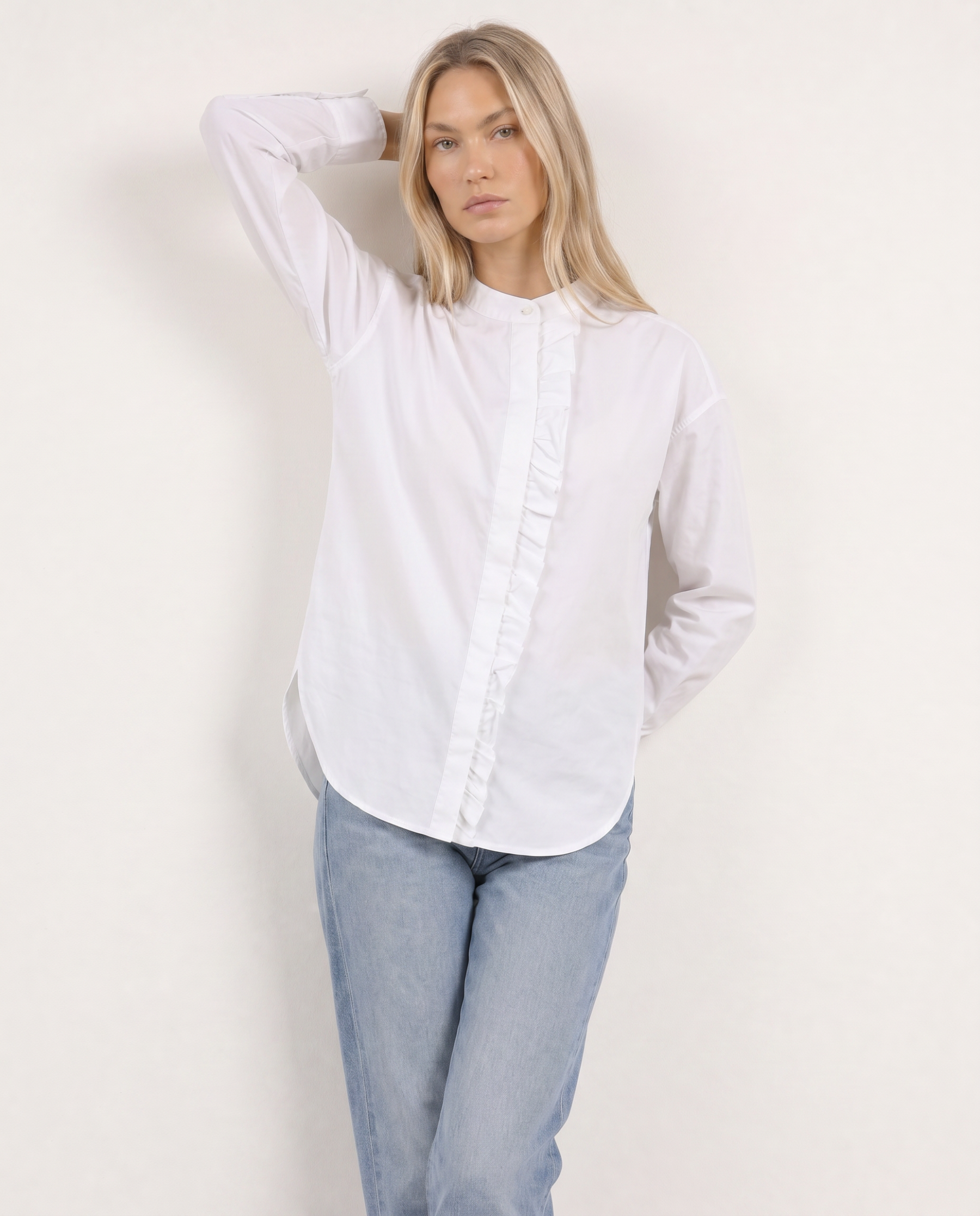 Bluse mit Rüschendetail