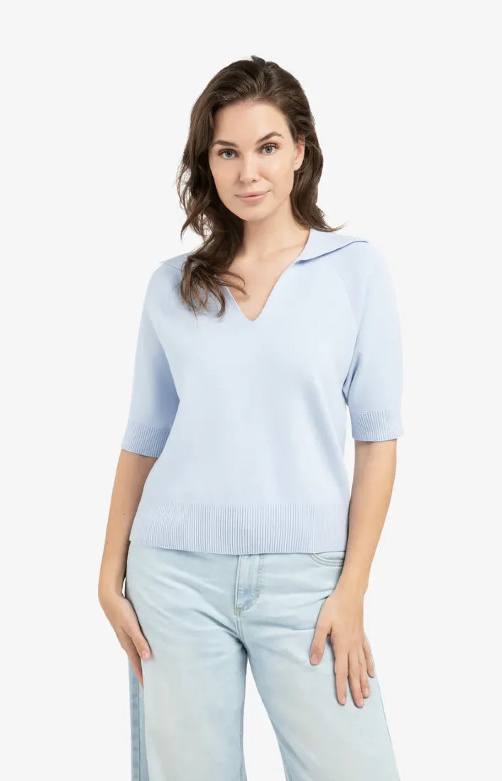 Yaya Strickpullover Ice Blue