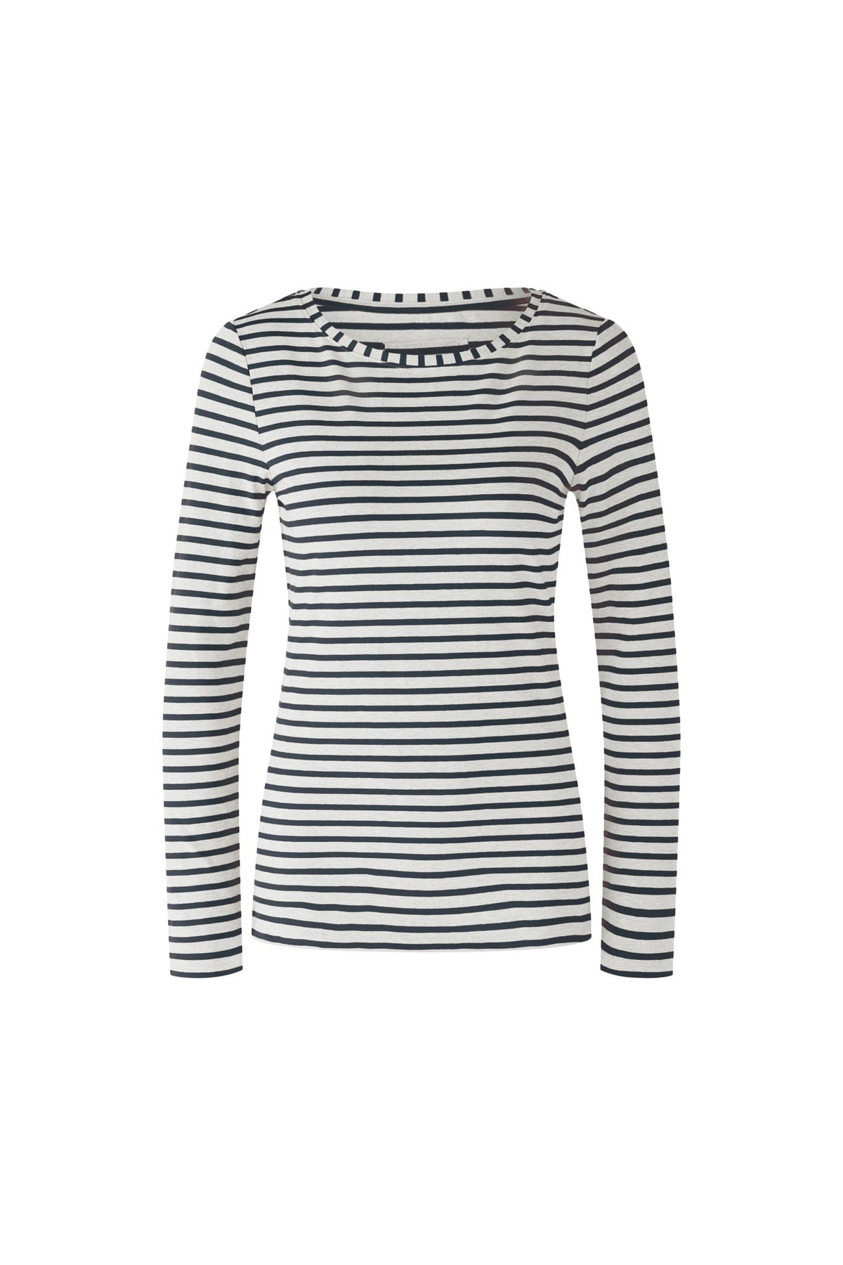 Oui Longsleeve Black Offwhite