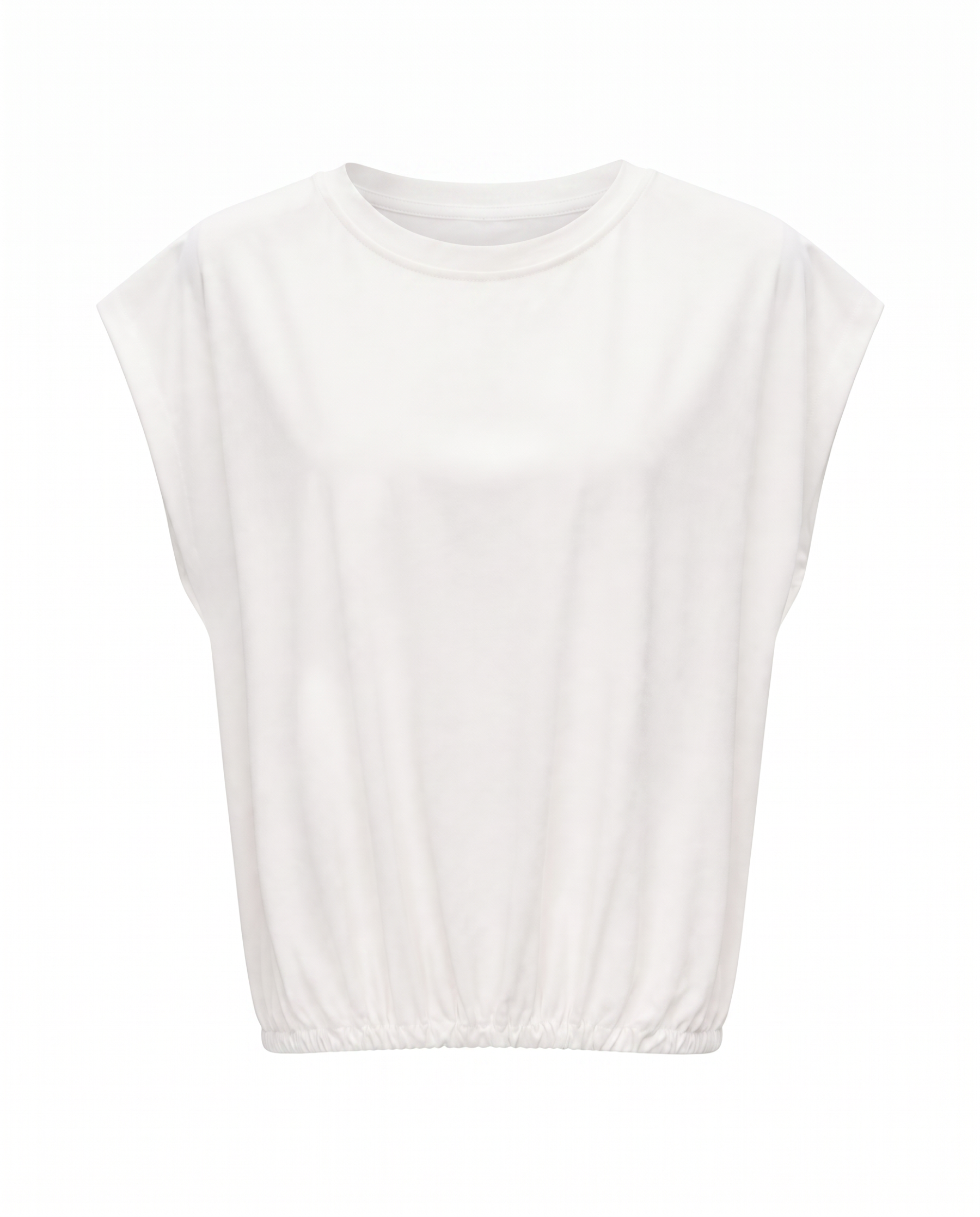 T-Shirt mit Ballonsaum
