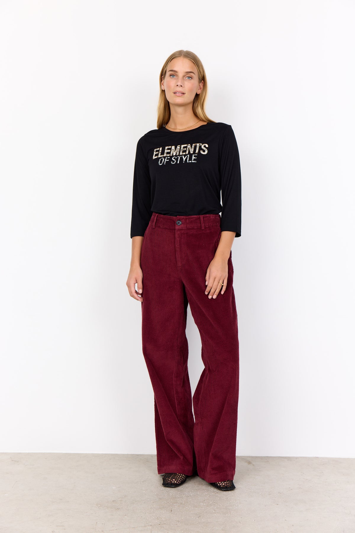 Soyaconcept Hosen Dark Red
