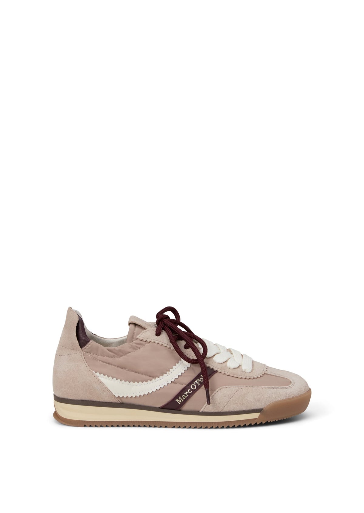 Sneaker mit Lederakzenten