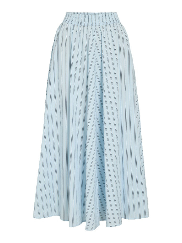 VILA Röcke Nantucket Breeze/Snow White/Navy Bl