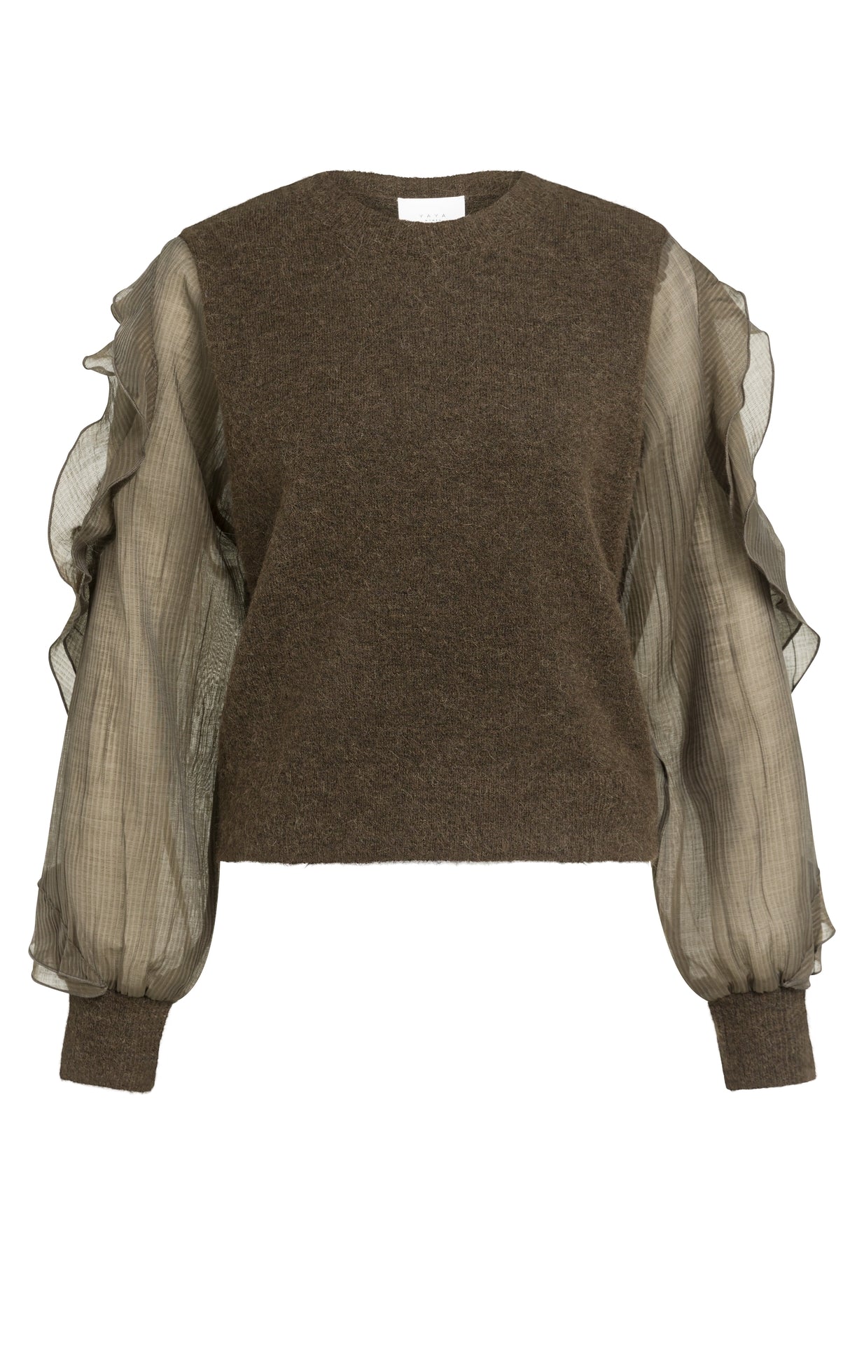Pullover mit Rüschenärmeln