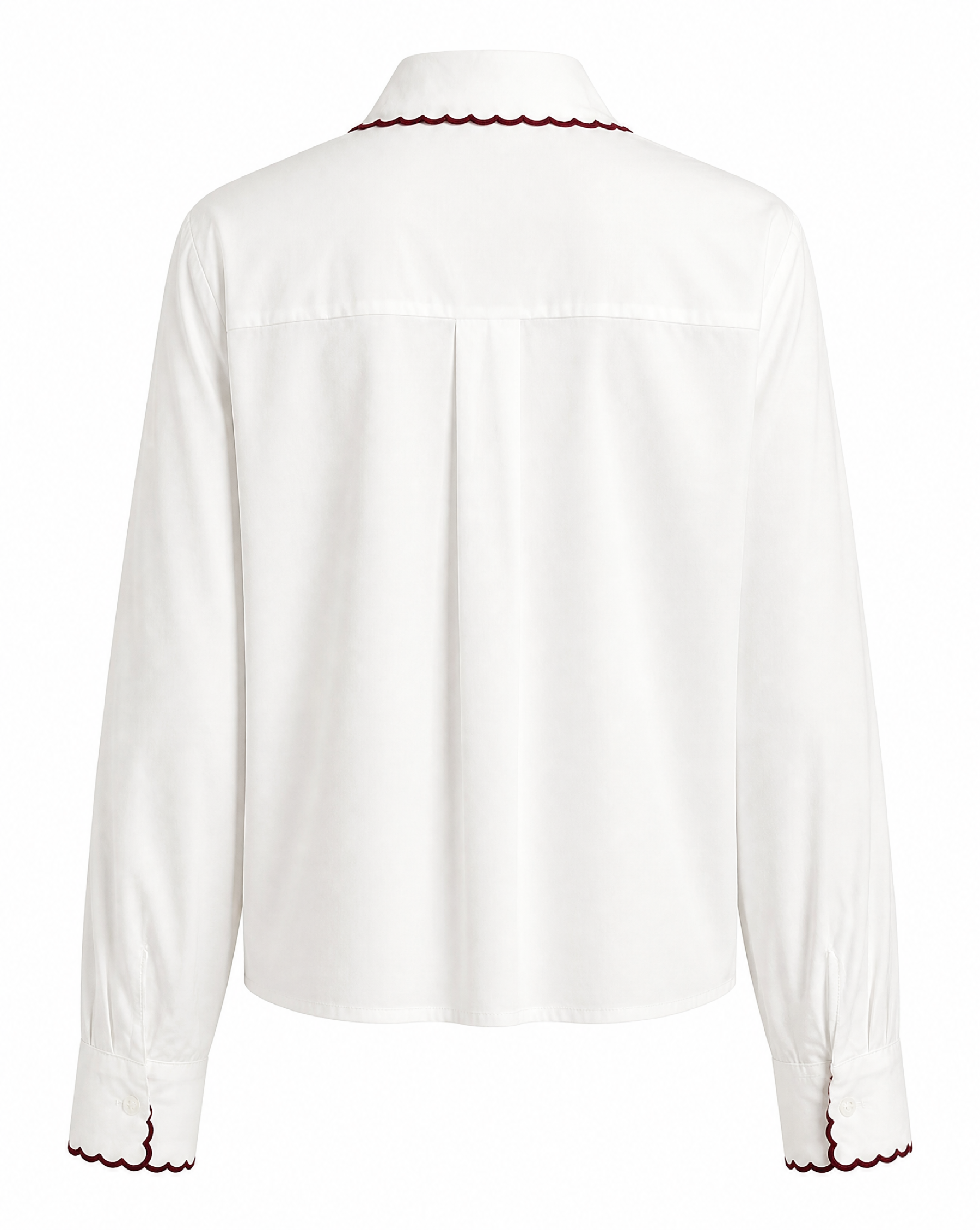 Bluse mit Ziernähten