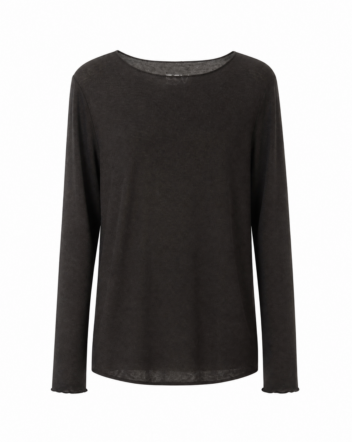 Longsleeve mit U-Boot Ausschnitt