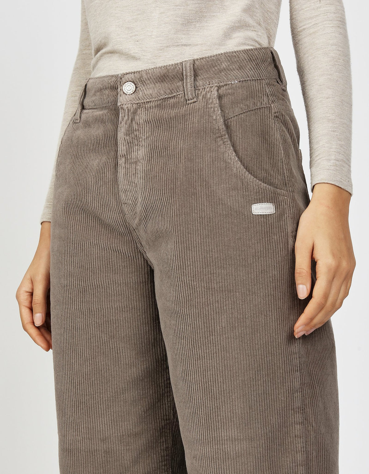 Gang Cordhosen Light Taupe