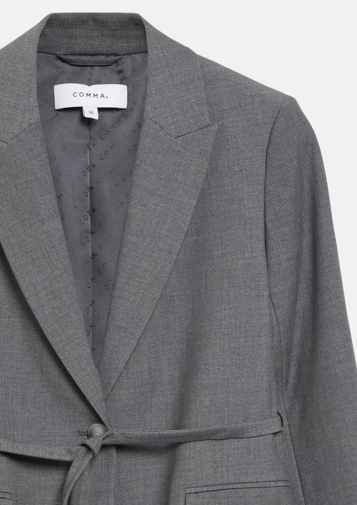 Blazer mit Bindegürtel