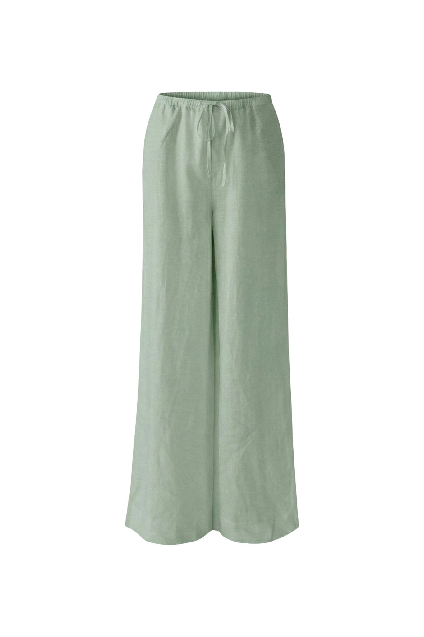Palazzohose mit weitem Bein