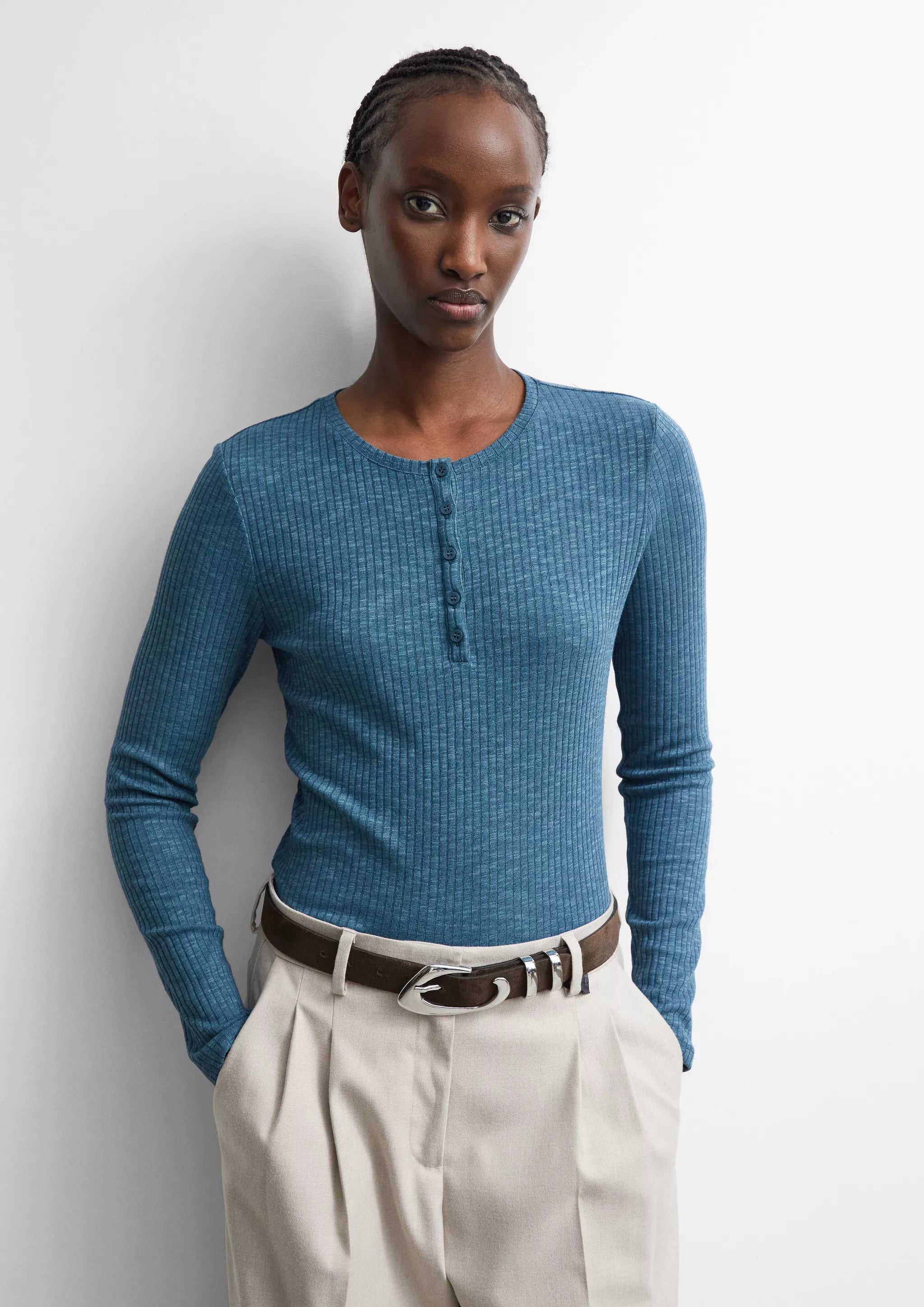 Comma Longsleeve Blue