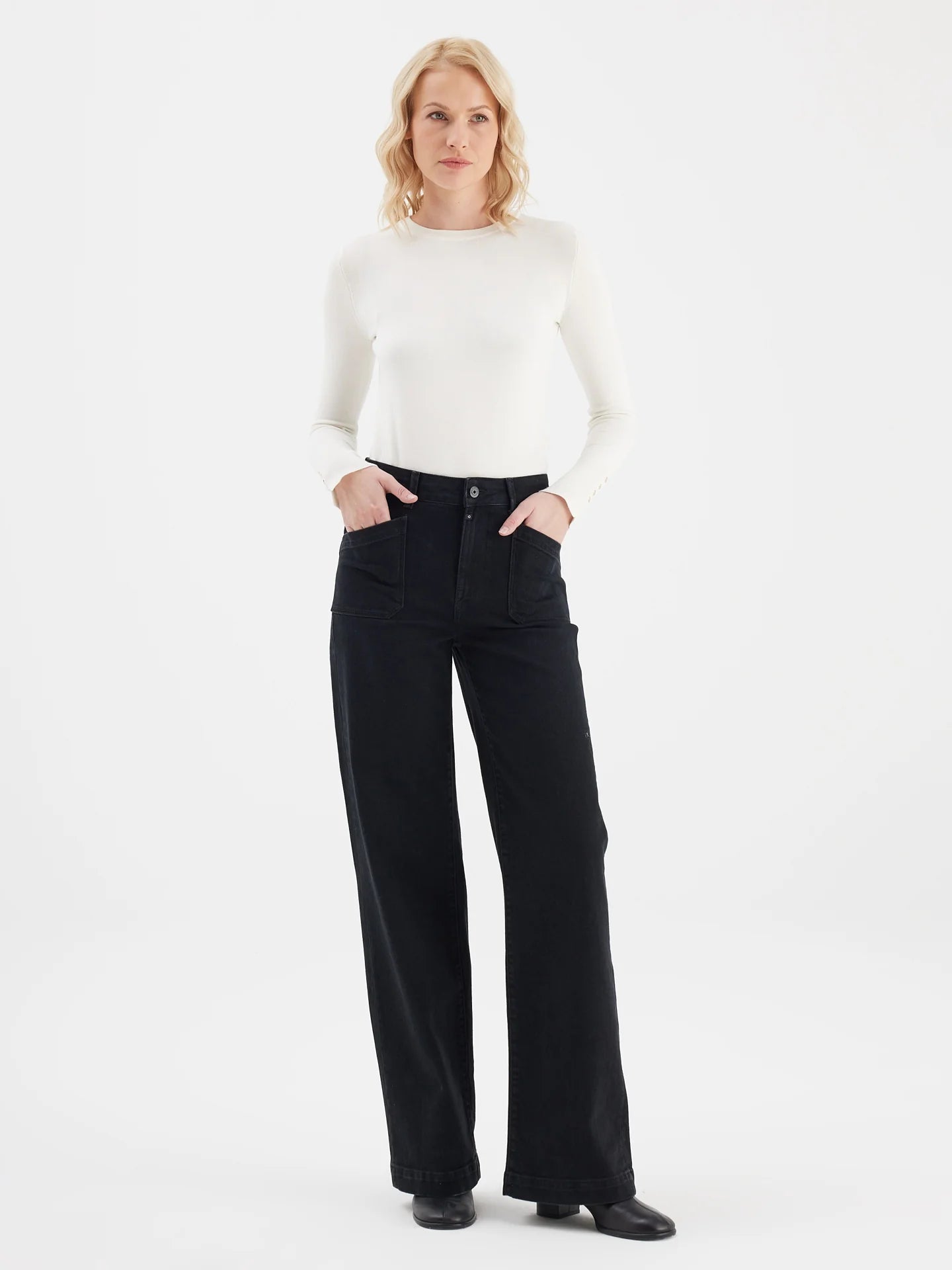 Cup of Joe Wide Leg Black