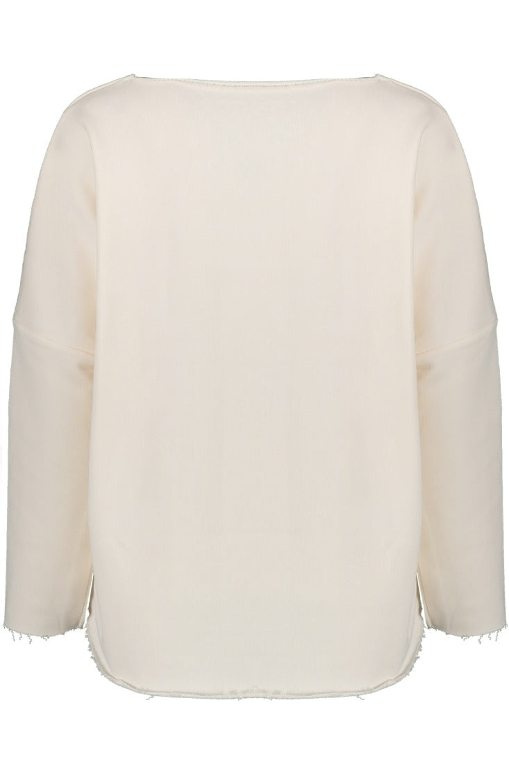 be famous Sweatshirts Vintage White - Puffy Neon Orange Flex