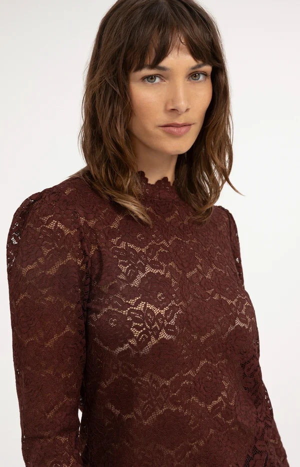 Longsleeve aus Spitze