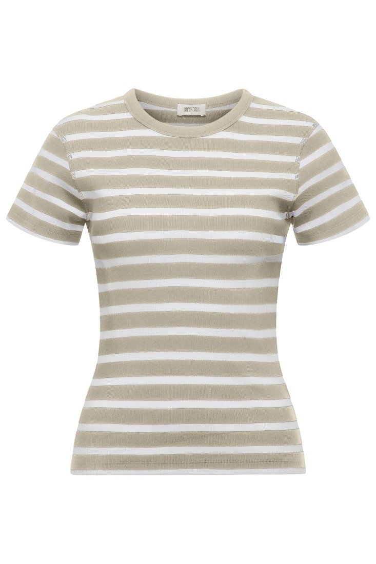 Drykorn T-Shirts Braun