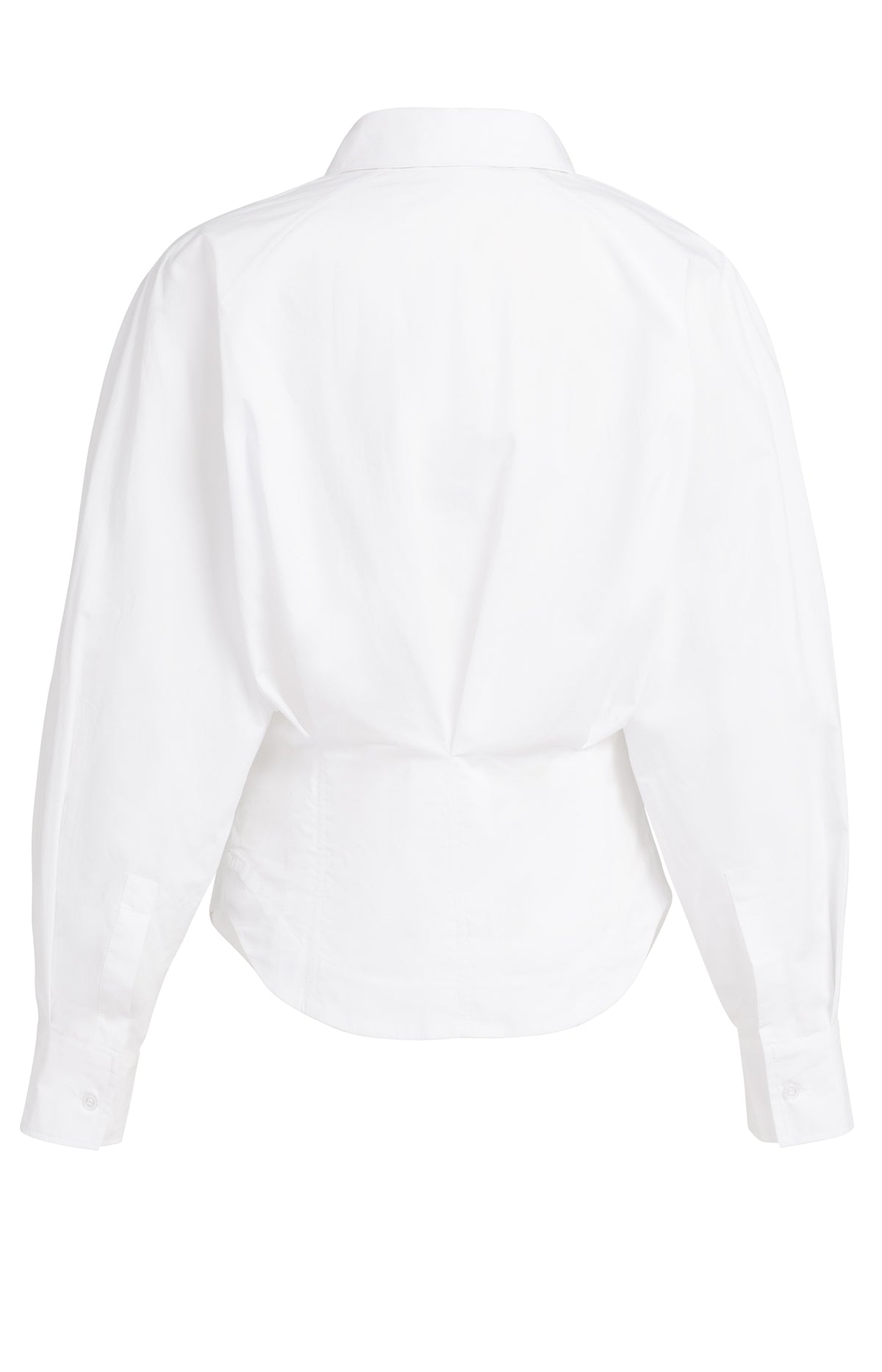 Bluse mit Zierfalte