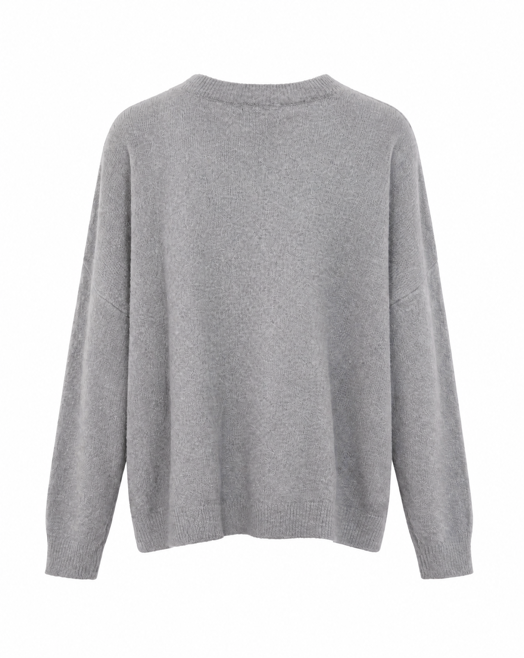 Strickpullover mit Rundhalsausschnitt