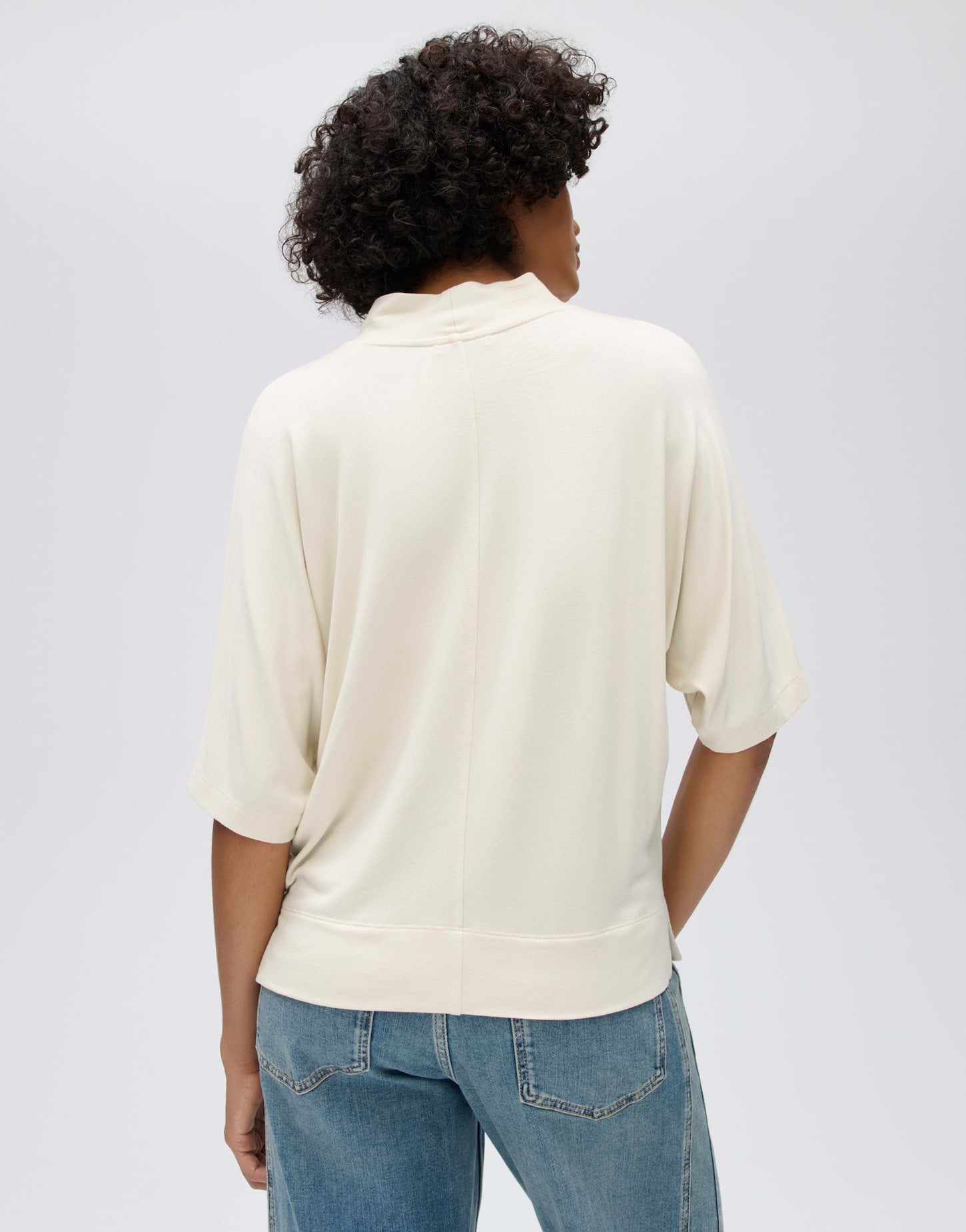 Jerseyshirt aus Viskose Mix