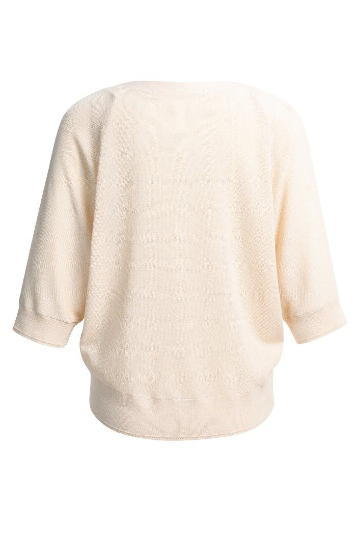 Cardigan mit kurzen Fledermausärmeln und Knopfverschluss