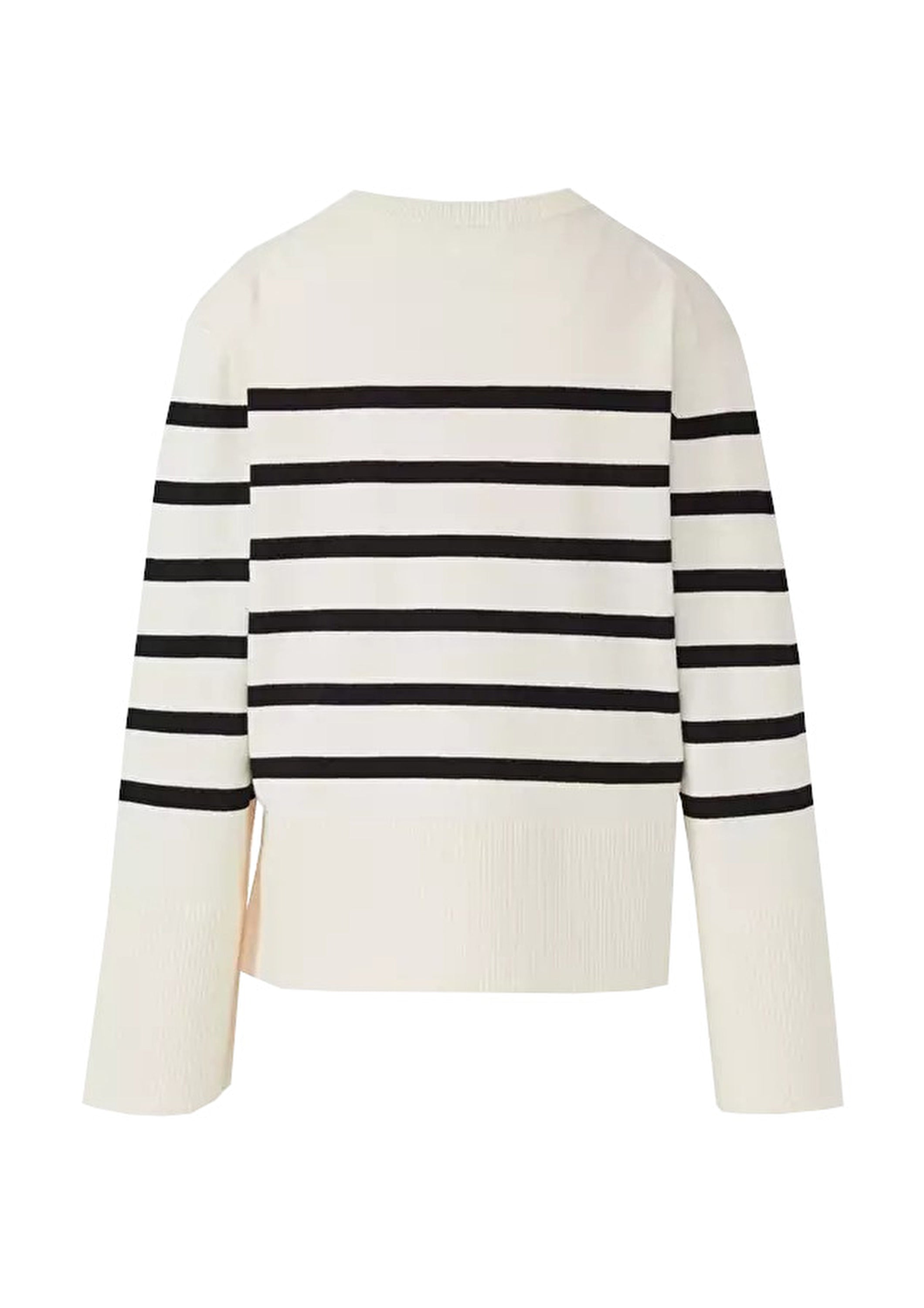 Comma Strickpullover White