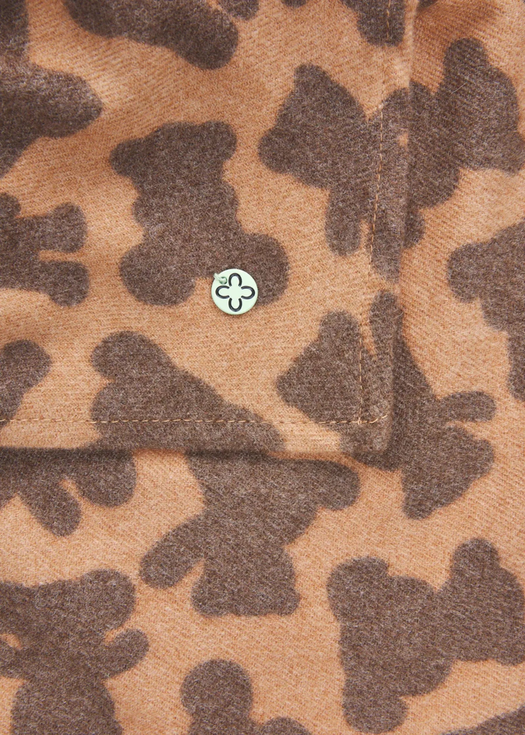 Dreieckstuch mit Bären-Print