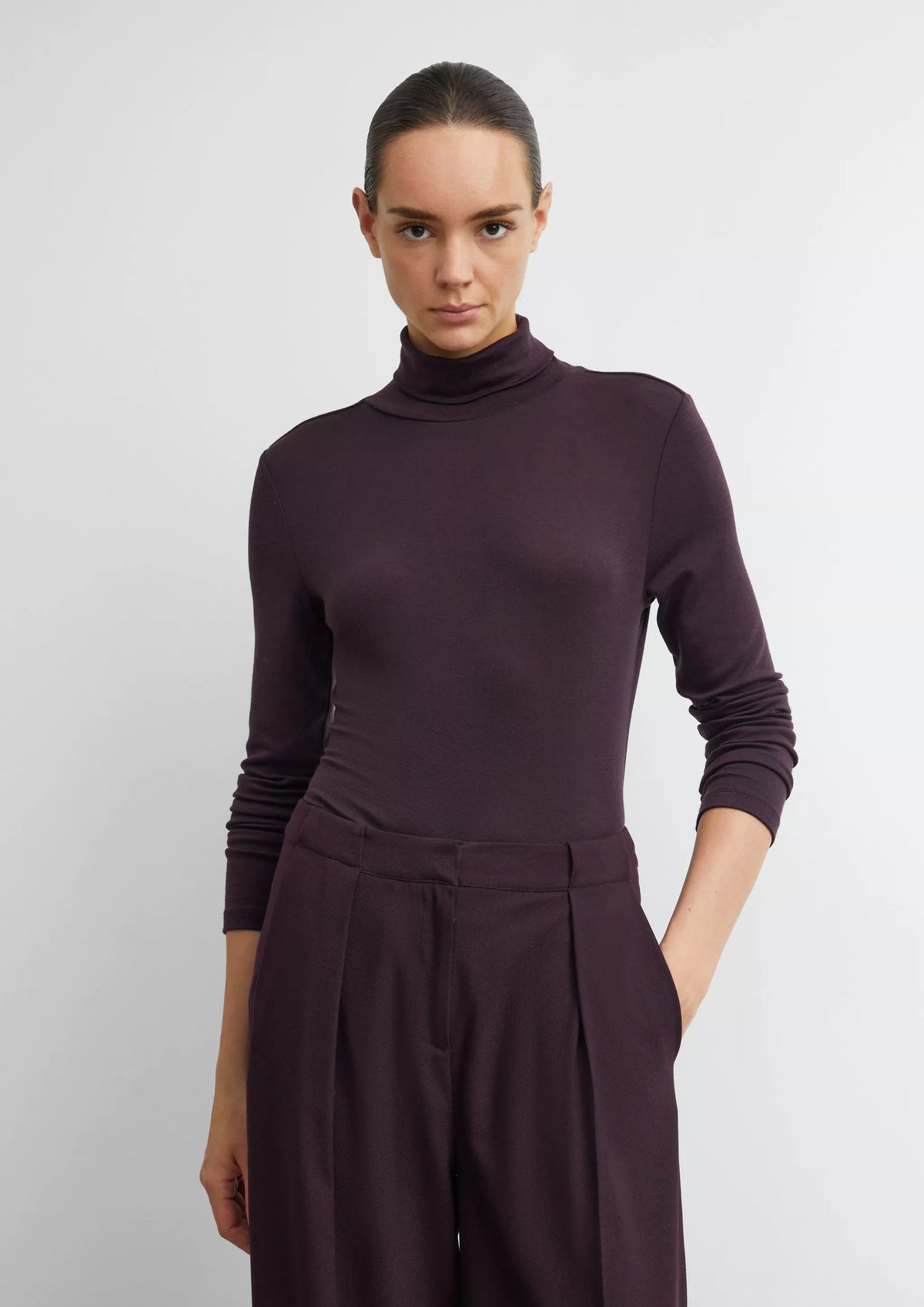 Longsleeve mit Rollkragen