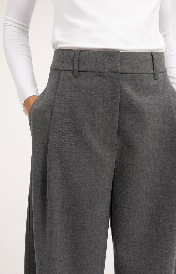 Business-Hose mit Bundfalten
